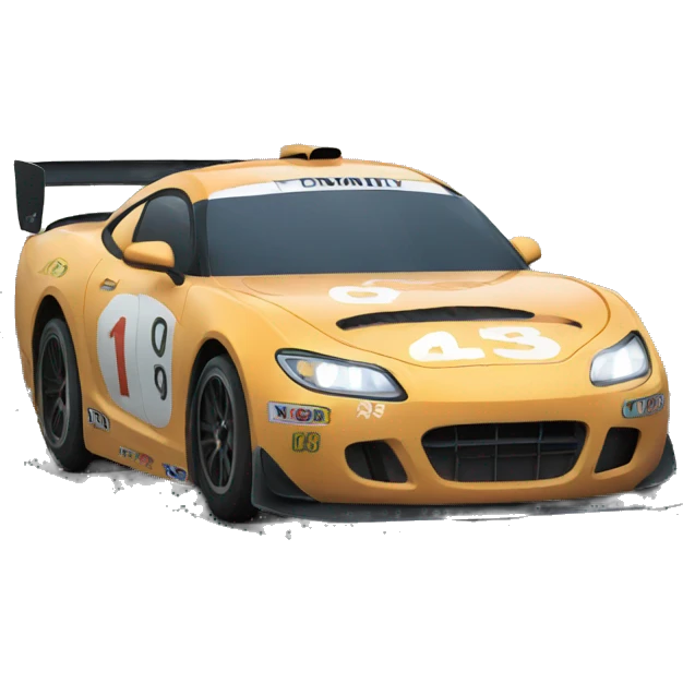 Race car emoji