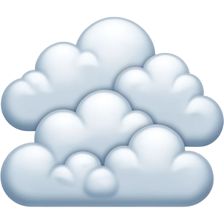 snowy clouds emoji