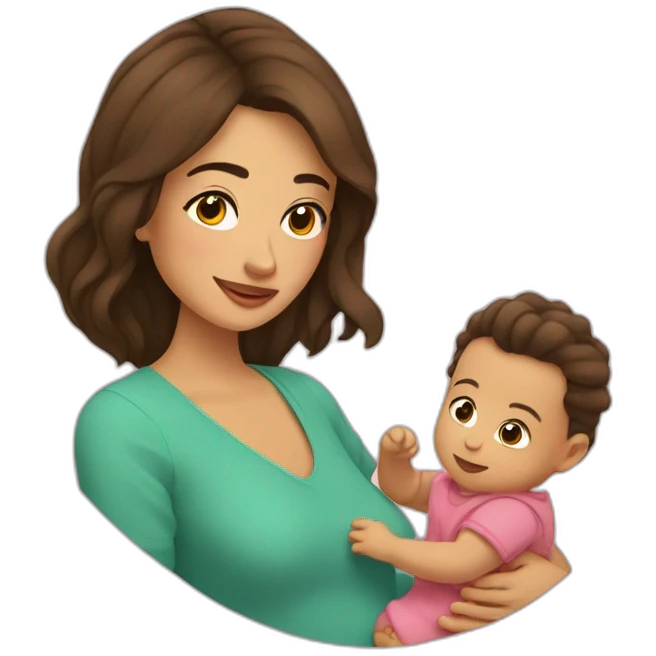 Ana Obregón con un bebe emoji