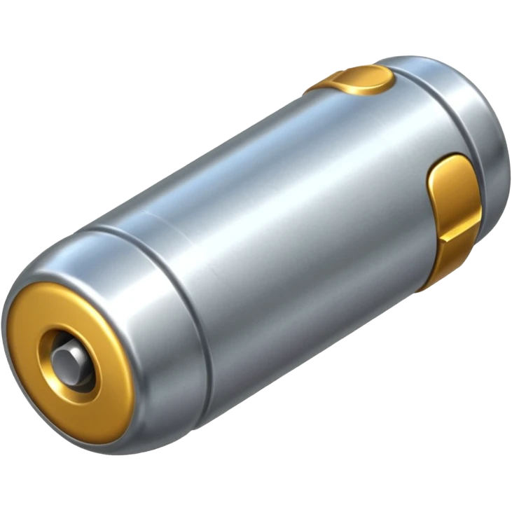 a single gun bullet sligly ratated to the right side emoji
