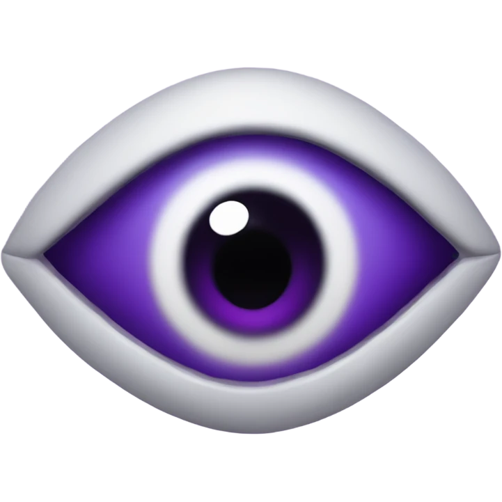 evil eye that's purple emoji