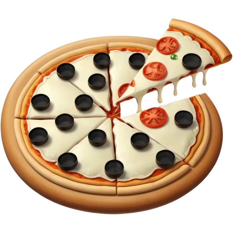 pizza with only onions emoji