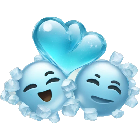love and ice emoji