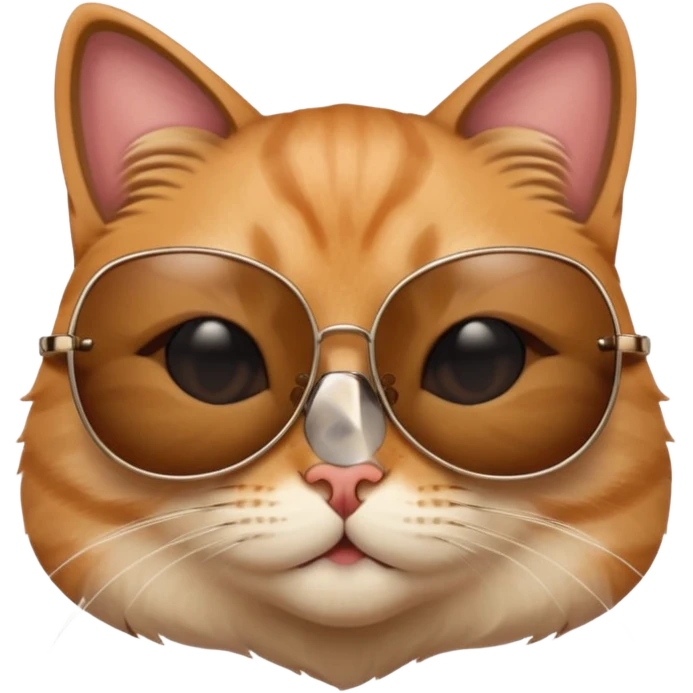 Cat wearing sunglasses emoji