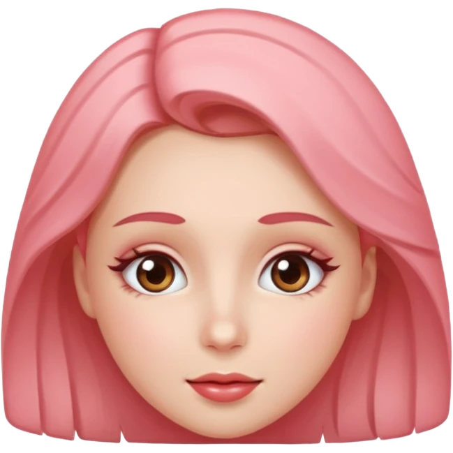 The woman looks like she's falling in love. emoji