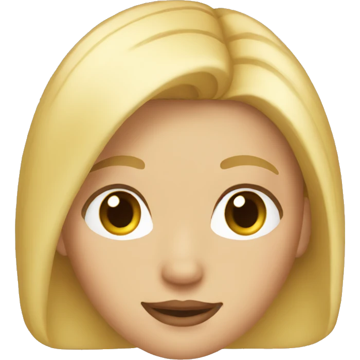 BLONDE HAIR  emoji