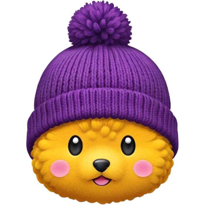 pom pom beanie emoji