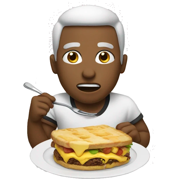 Comiendo emoji