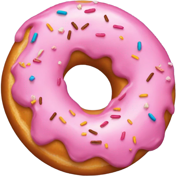 Doughnut with the name Madison on it emoji