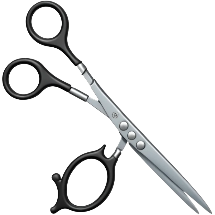  hairdressing scissors emoji