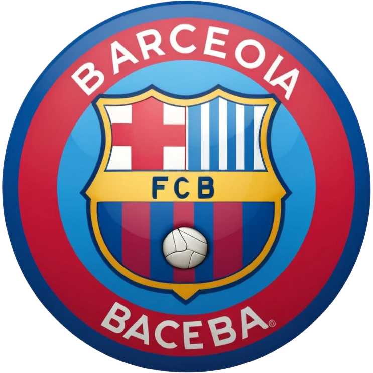 Fc Barcelona logo imoji emoji