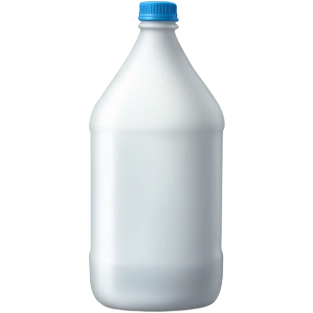 White bottle of bleach  emoji
