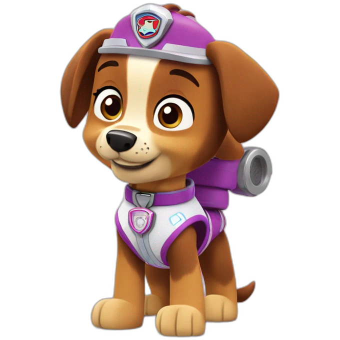 Skye in Paw patrol emoji