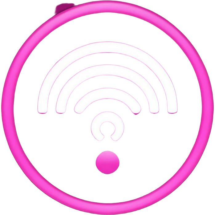 pink wifi emoji