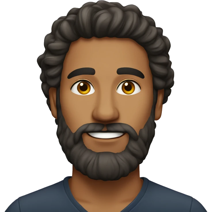 indian-college-man-wavy-hair-long-beard-thick-lips emoji