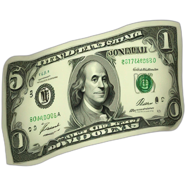 dollar-bill emoji