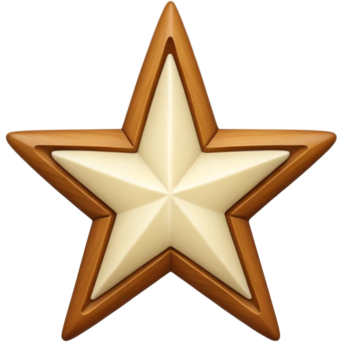 star carved from ivory emoji