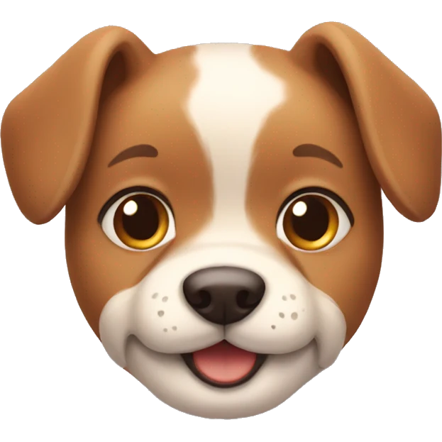 smiling puppy face emoji