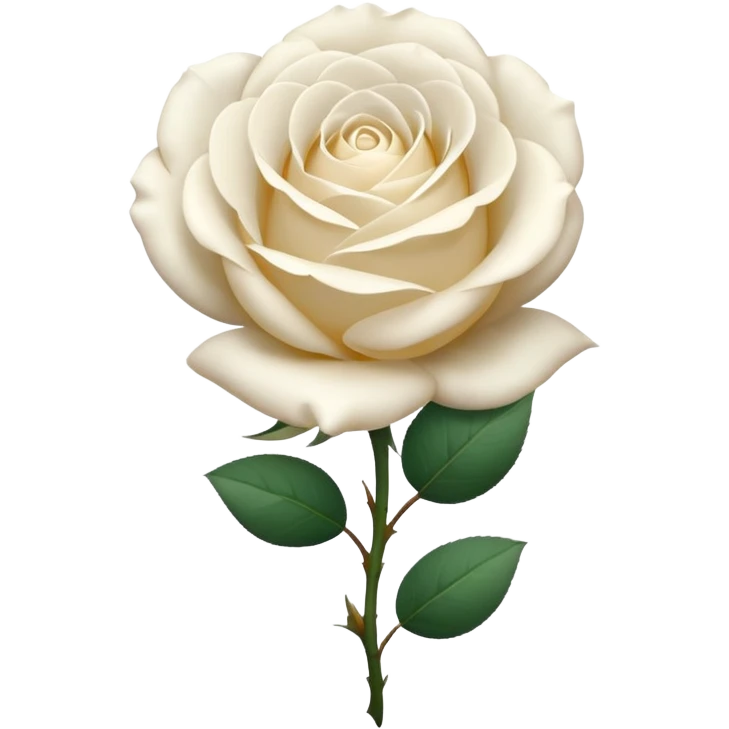 white rose emoji