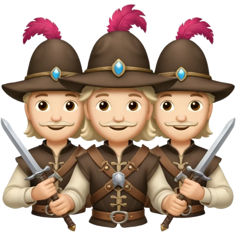 3 musketeers emoji