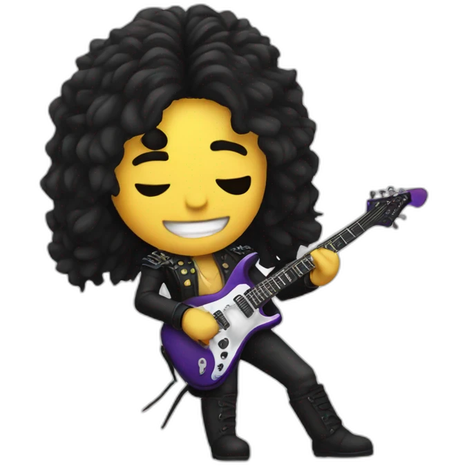 Prince Metal Guitarist emoji