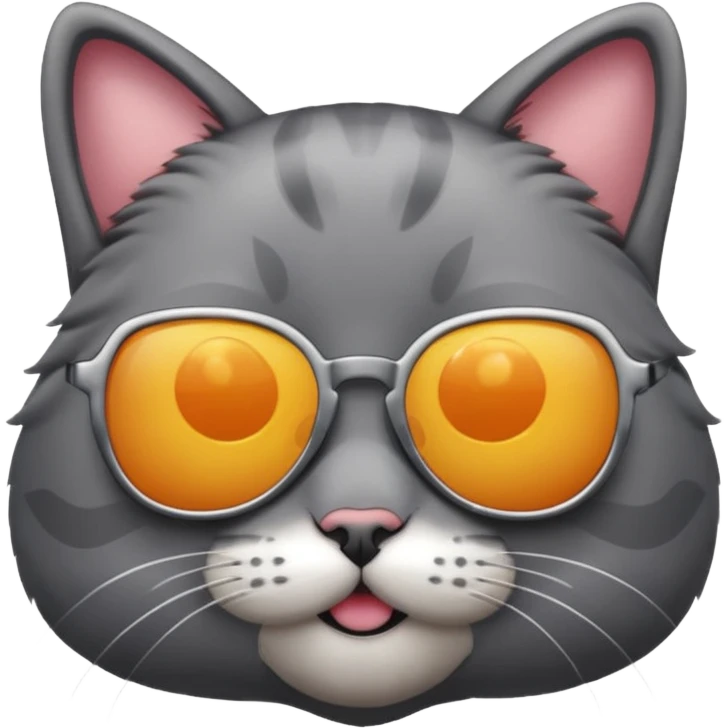 Cat wearing sunglasses emoji