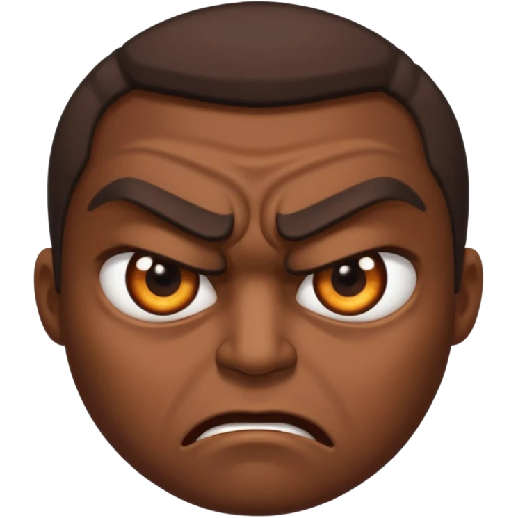 Angry eye emoji