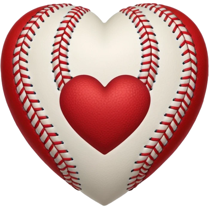 Baseball heart emoji