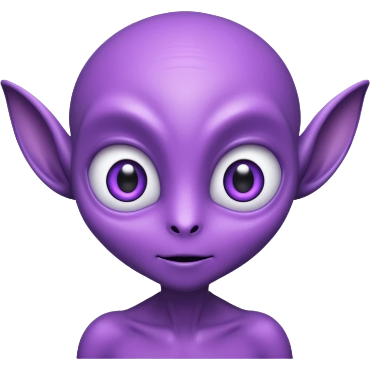 purple alien emoji