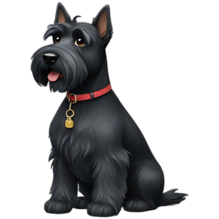 dog scottish terrier full body emoji