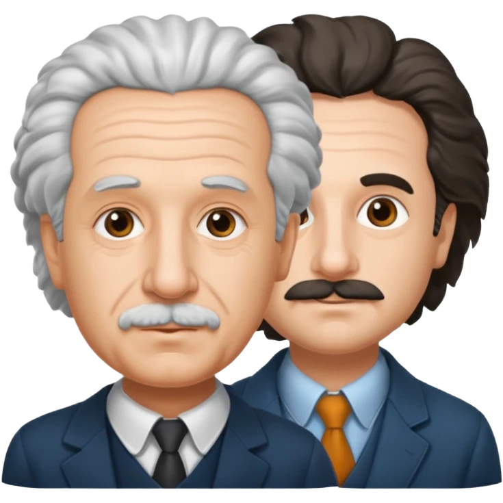 Epstien with einstien emoji