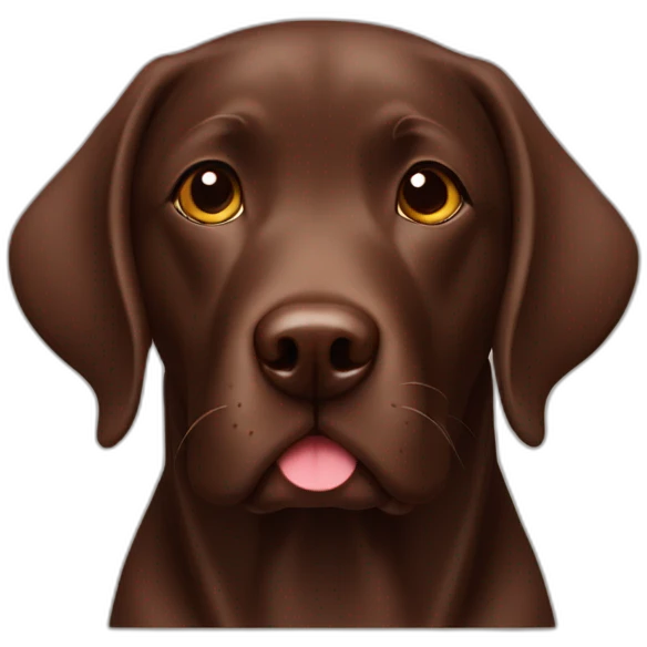 Chocolate Lab emoji