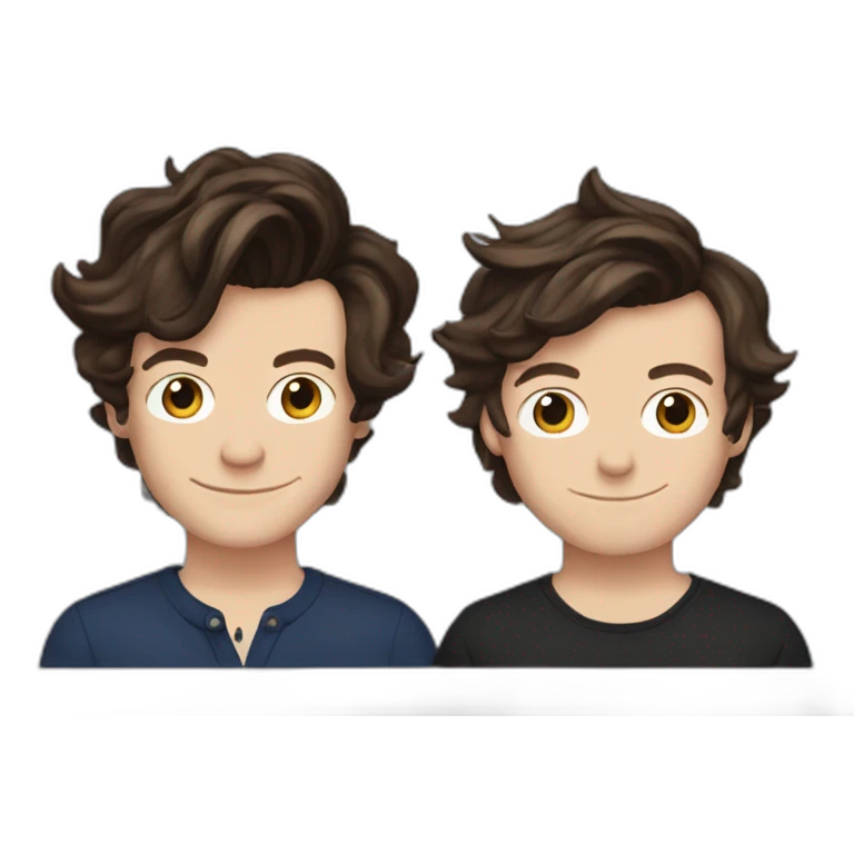 harry styles and louis tomlinson emoji