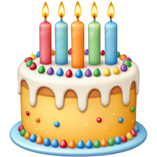 Birthday cake emoji