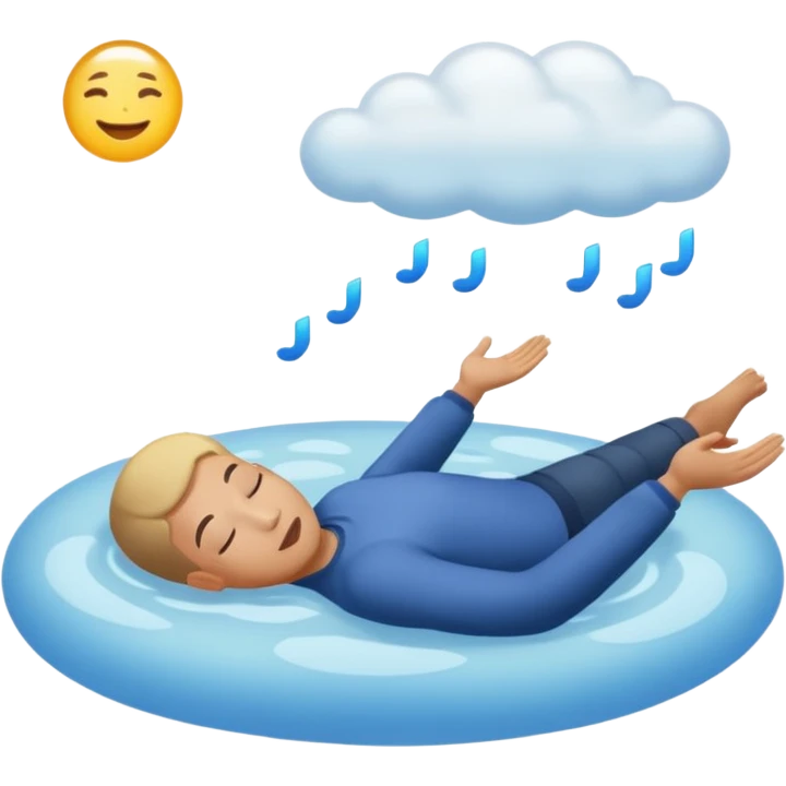 pessoa flutuando no ar emoji