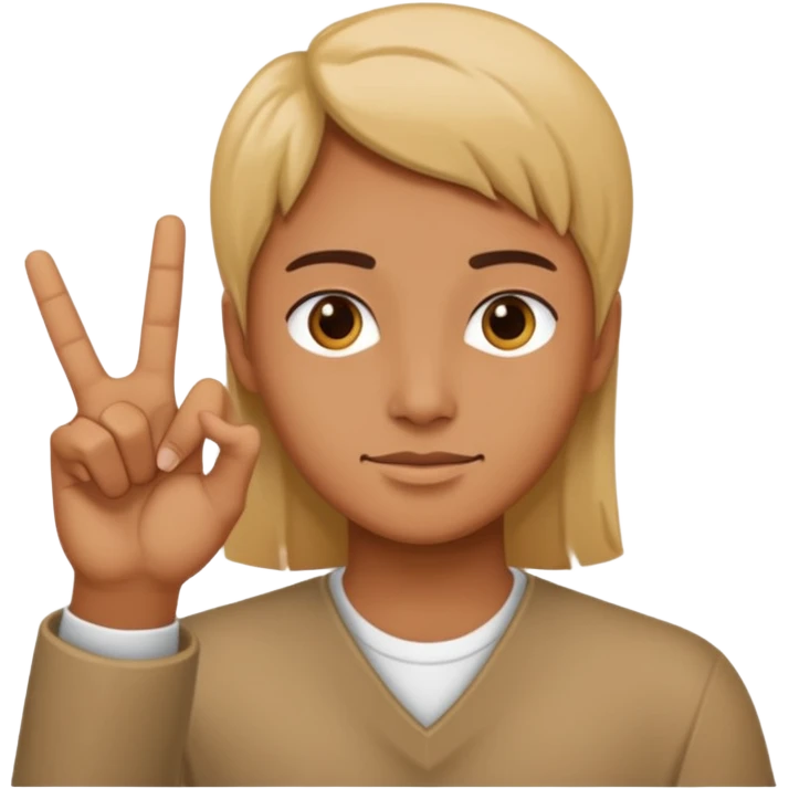 Yvl hand sign  emoji