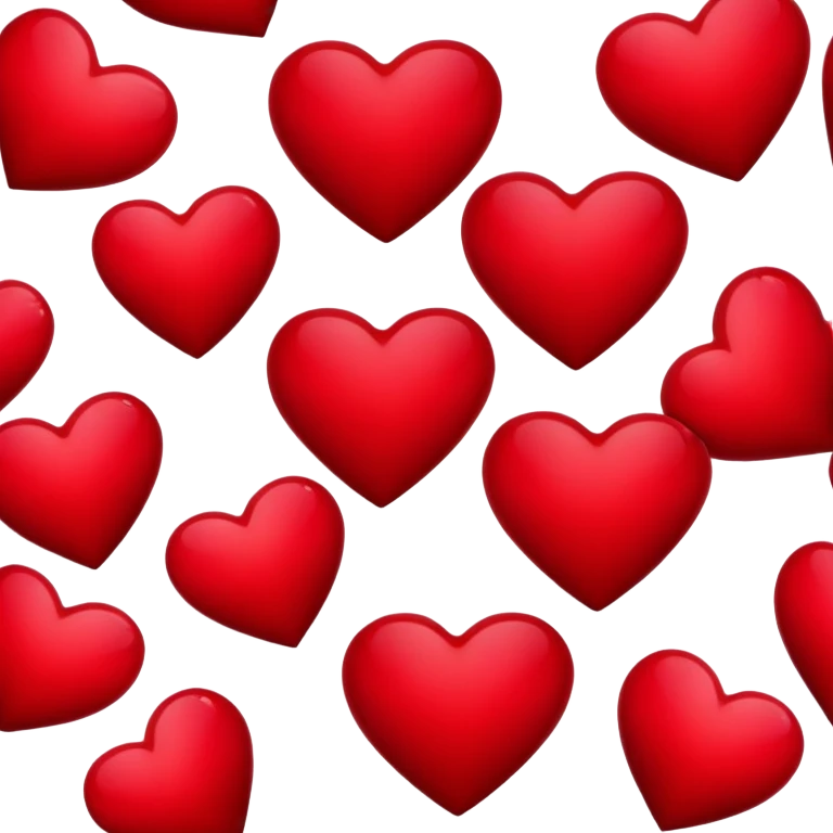 Dark-red heart shape emoji