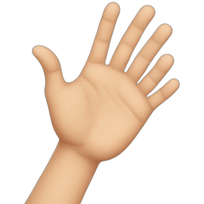 Albanian hands emoji