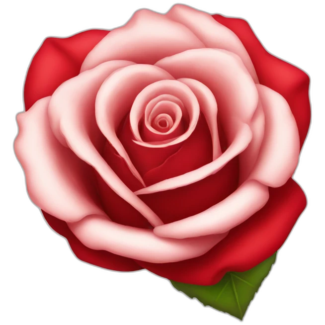 Red rose emoji