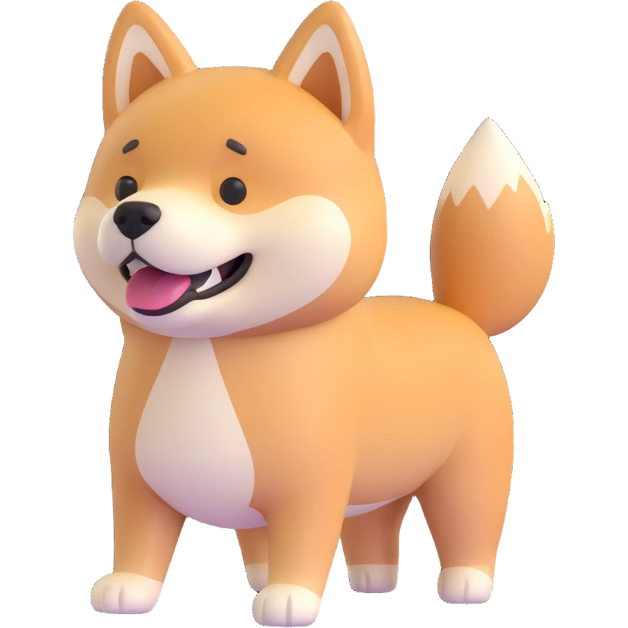 cute shiba inu emoji