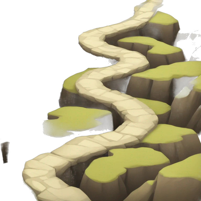 pathway from a mountain emoji