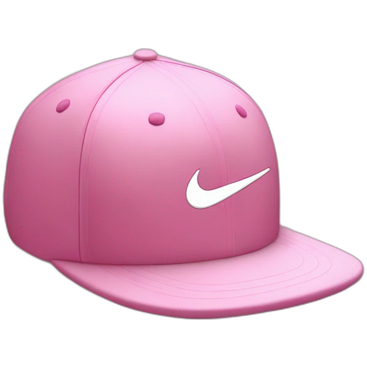 Casquette Nike rose  emoji