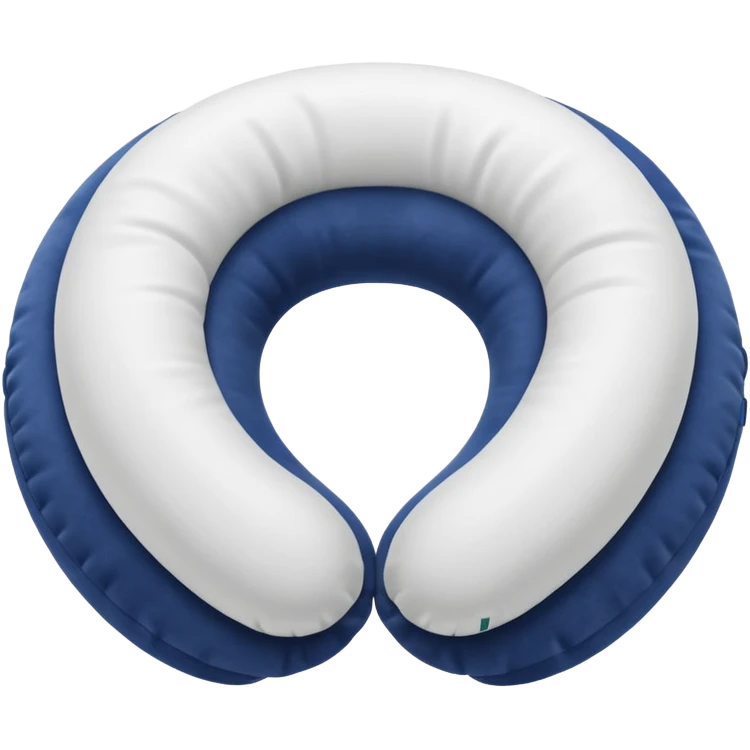 white Travel Neck Pillow emoji