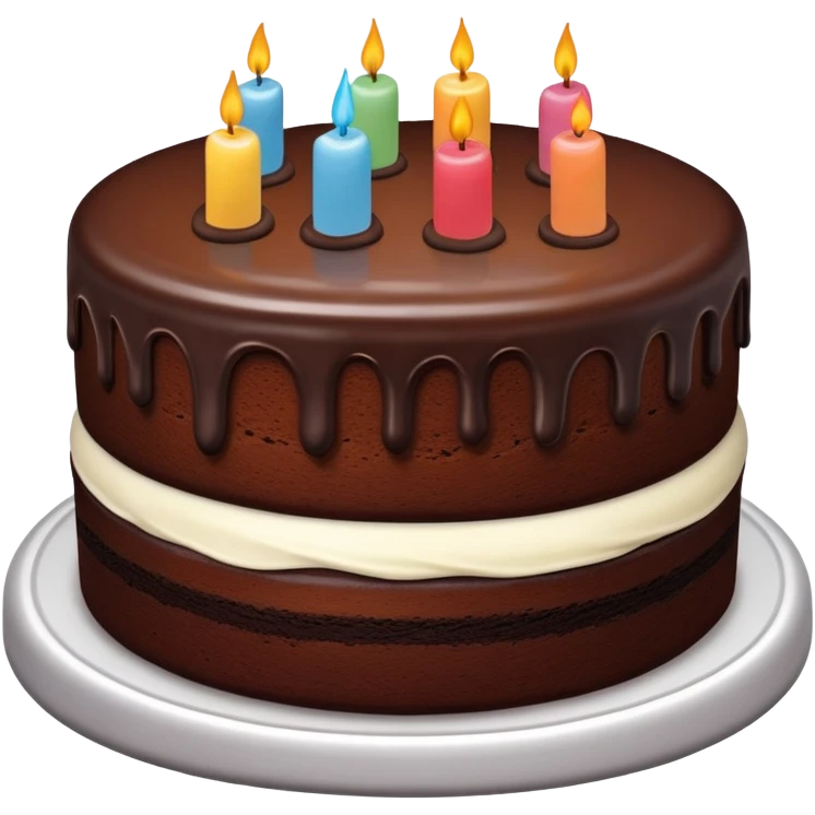 chocolate cake emoji