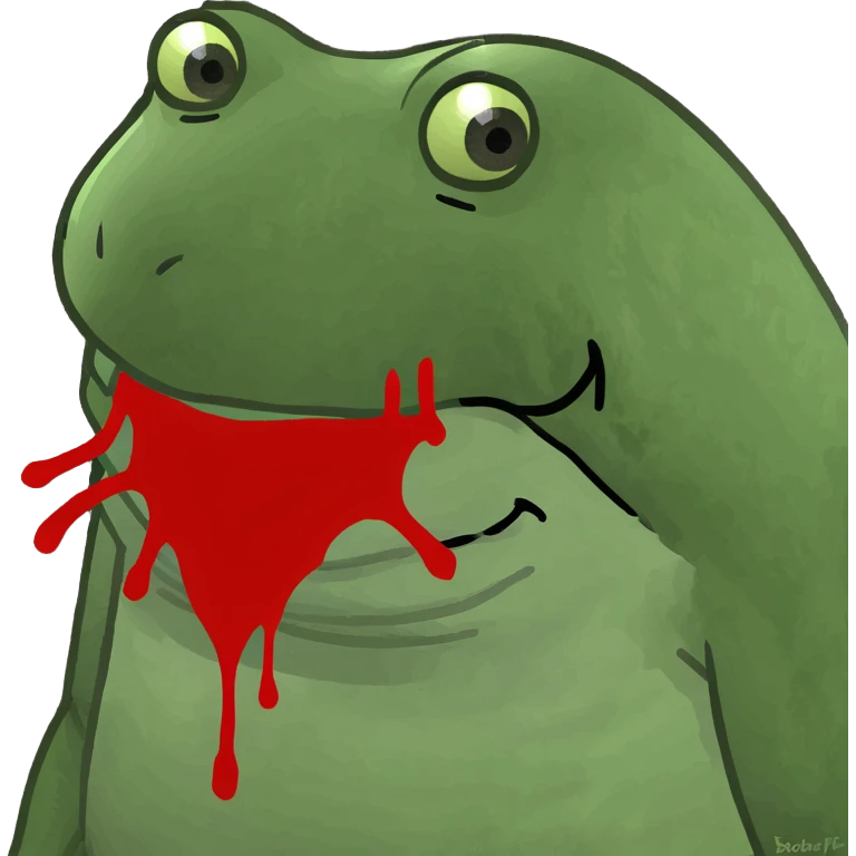bufo chest is bleeding emoji