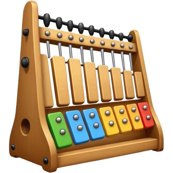 wooden glockenspiel instrument emoji