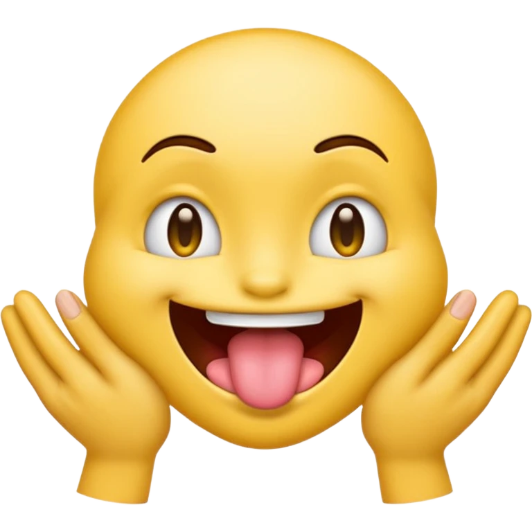 emoji with tongue out, smirking, rubbing hands together emoji