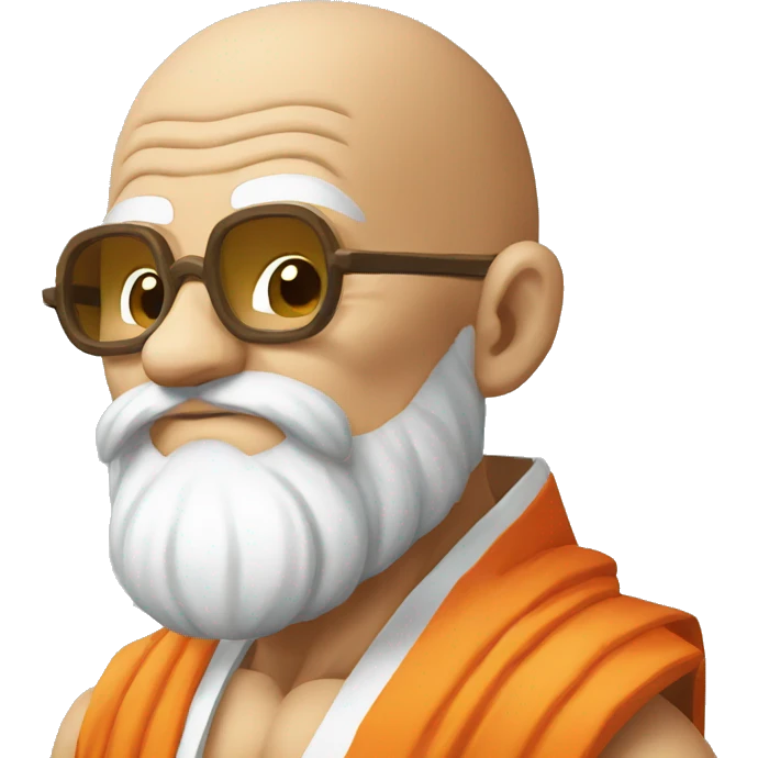 master roshi pixel emoji