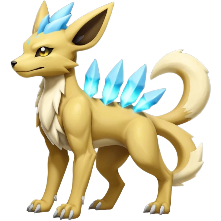 Manectric-Lucio-Cubone-Umbreon-Marowak-Draco-Fakémon-hybrid-creature (full body), 4 legs emoji