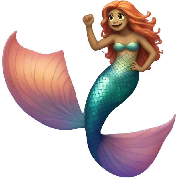 Mermaid sasquatch  emoji